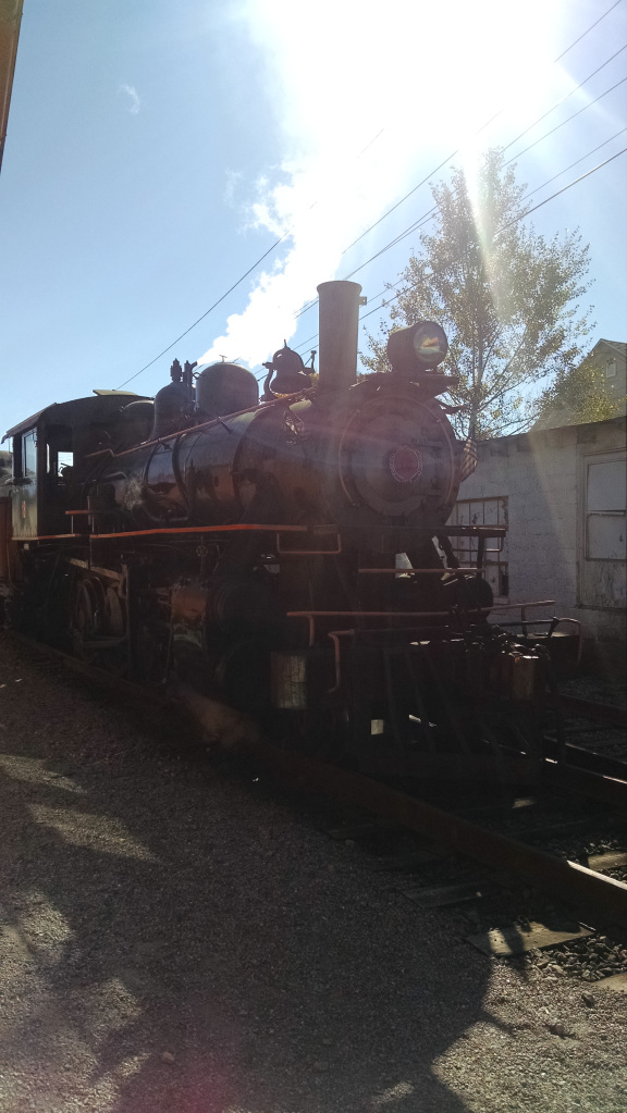I went backwards in time on a 1920s steam engine last weekend in Buffalo, NY.